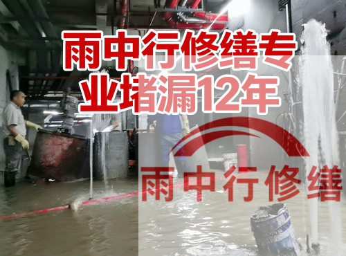 北京中国五矿某大型污水处理厂堵漏案例